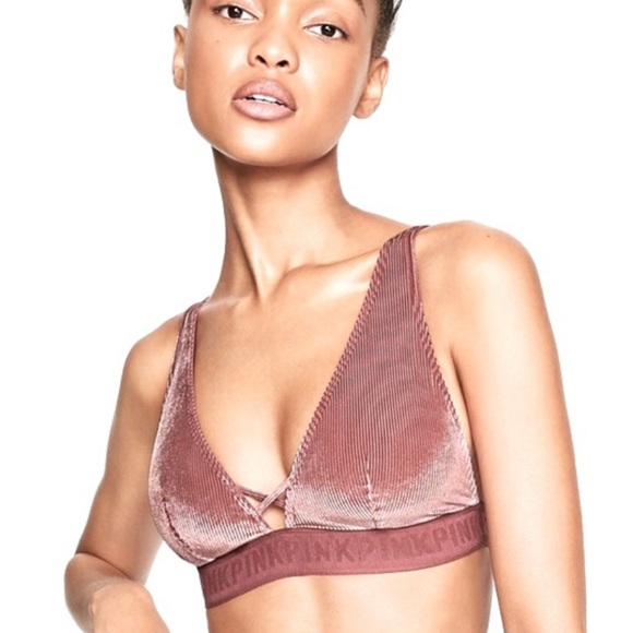 PINK Victoria's Secret Other - 🌞Victoria Secret PINK Velvet Bralette